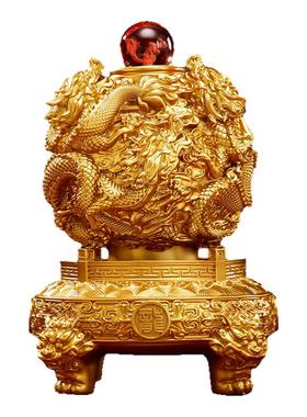 时来运转龙鼎摆件九转乾坤客厅办公室装饰品礼物礼品事业好运风水
