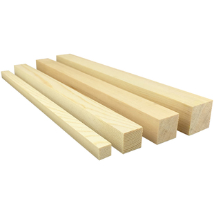 DIY手工模型材料小木条木方木线条木块实木樟子松木条材料122CM长