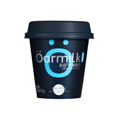 Oarmilk吾岛0脂无蔗糖希腊酸奶100g益生菌发酵乳便携装营养早餐奶