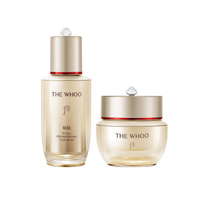 【七夕礼物】Whoo后秘贴面霜50ml+秘贴精华50ml护肤品套装紧致
