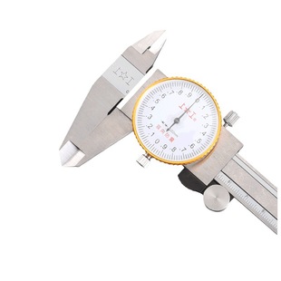 上工带表卡尺0-150 200 300mm高精度不锈钢广陆代表游标卡尺工业