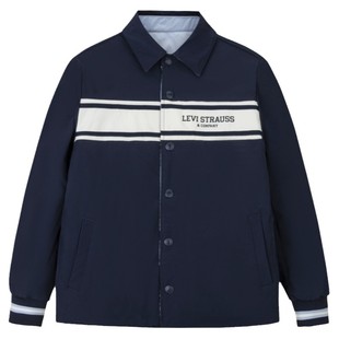 【超轻暖双面穿】李维斯儿童羽绒服男童夹克2025冬季童装男生外套