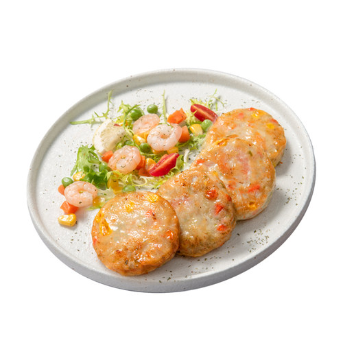 【99任选6件】食者道蔬菜膳食鲜虾饼冷冻半成品 (160g*1袋)