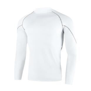 速干紧身衣男长袖运动骑行套装跑步健身足球训练篮球服打底秋冬季