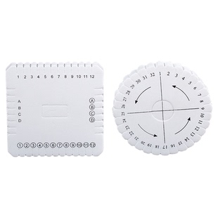 加硬盘编器圆形方形盘线器编织锦鲤手绳中国结垫板diy手工编绳器