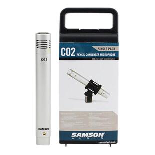 SAMSON 山逊 C02 笔型电容话筒 大合唱麦克风立体声乐器拾音钢琴