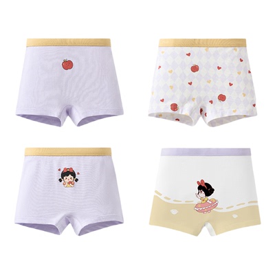 米柚夏天女童内裤透气抑菌
