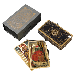 经典塔luo牌正版迷你塔罗牌全套初学者罗牌塔书桌布韦特卡牌收纳