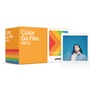PolaroidGo彩色三连包48张胶片宝丽来拍立得迷你复古相纸礼物礼品【仅限PolaroidGo相机可用】