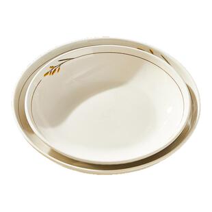 釉下彩碗盘子餐具家用2026新款陶瓷吃饭碗好看的汤碗面碗鱼盘