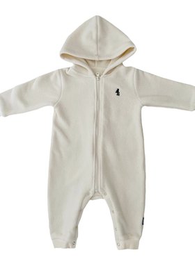 春装婴儿衣服奥粒绒保暖连体衣