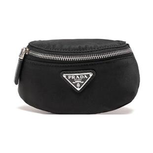 PRADA 普拉达 Re-Nylon三角形徽标迷你腕带式手包装饰包零钱包