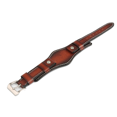 手工表带真皮男生态指挥官复古