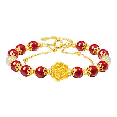 【生日礼物手链】中国·黄金手串