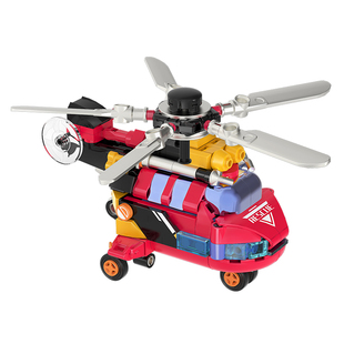 iBlock城市救援消防员人仔消防车益智拼装玩具6-8岁男孩生日礼物