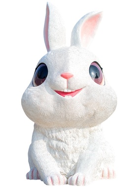 卡通兔子大摆件婚庆爱心气球装饰