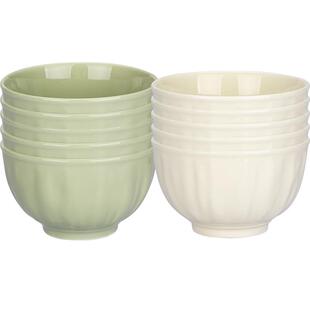 摩登主妇奶油风米饭碗特别好看的餐具小碗家用2026新款陶瓷吃饭碗