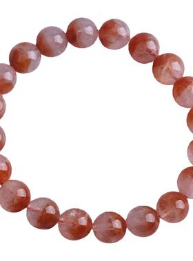 天然红兔毛聚宝盆手链