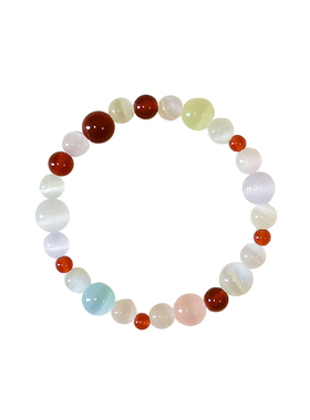 Juzitu桔子兔天然系列猫眼石手串