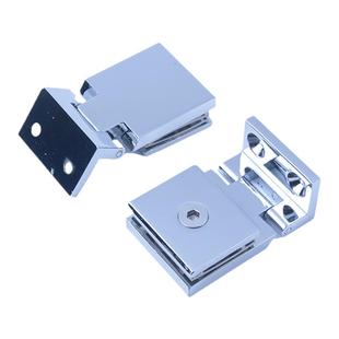 玻璃门合页无框180度平开餐饮熟食窗口门铰链展示柜双边圆珠合页