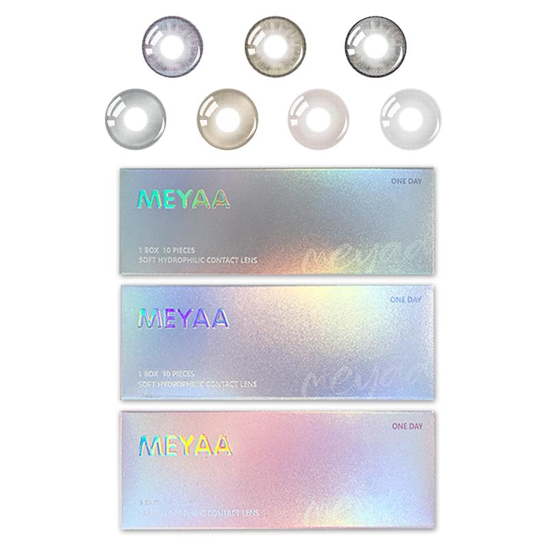 MEYAA日拋美瞳  呢喃夢境  溫柔娃娃  大小直徑  日拋合集10片
