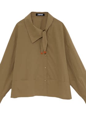 AUBRUINO26AW系领口袋衬衫