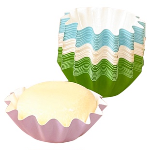 瑞莎雪媚娘纸托烘焙小纸杯蛋糕一次性油纸托底托包装雪梅娘甜品盒