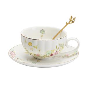 韩式小清新咖啡杯碟套装配壶法式下午茶茶具套装伴手礼盒