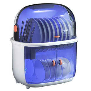 消毒碗碟收纳架碗箱厨房用品沥水带盖家用碗盘碗架碗筷置物盒碗柜