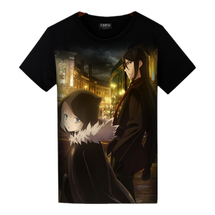 春夏埃尔梅罗二世事件簿韦伯维尔维特周边男女短袖T恤青少年汗衫