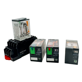 中间小型继电器RXM2LB2BD/2P7/4LB2BD/4AB2P78脚DC24v交直流 220v