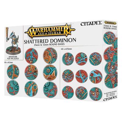 恒辉模型 GW战锤 66-96 战锤AOS 地形 建筑 底座 25+32MM ROUND