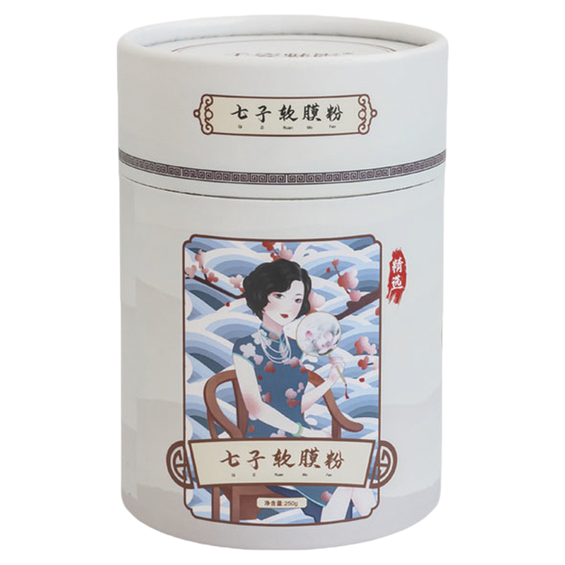 千姿魅影七子软膜粉瓶罐装面膜粉