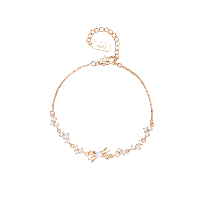 设计师原创吸睛碎钻纯银手链女款