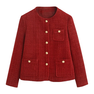 喜婆婆婚宴外套高级小香风套装裙