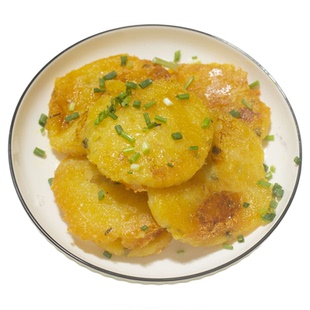 贵州贵阳洋芋粑粑网红土豆饼手工葱花洋芋粑半成品马铃薯送辣椒面