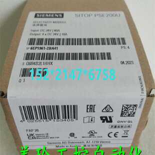 议价6EP1961-2BA41西门子ITOP PSE200U 10 A 选择模块 6EP19612BA