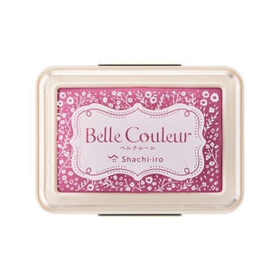 25新款 日本Shachihata旗牌Belle Couleur复古色模样手账印台油泥