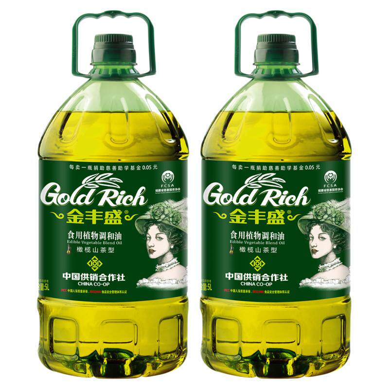 金丰盛橄榄山茶型食用植物调和油