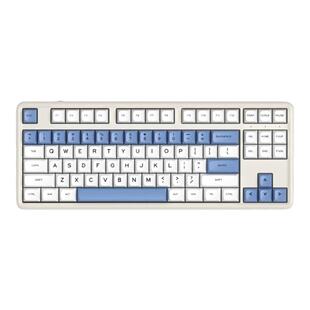 ikbc机械键盘拼色Z300男女静音游戏键盘87键红茶轴有无线办公键盘