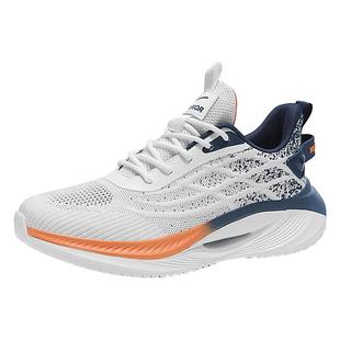 回力男鞋夏季网面透气运动休闲减震跑步软底老爹防臭薄款飞织网鞋