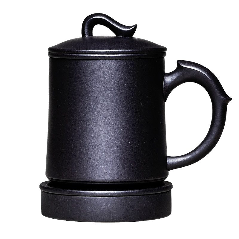 宜兴紫砂杯纯手工高档办公泡茶杯