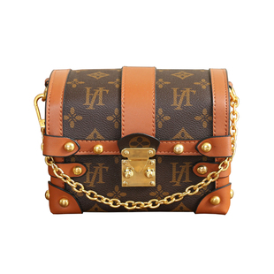 方型复古盒子包手机包女士夏新款印花迷你链条单肩斜跨手拎小方包