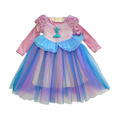 女童超好看美人鱼公主裙礼服