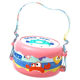 宝宝手拍鼓儿童玩具打击乐器婴幼儿铃鼓敲打0到1岁3一6个月以上二