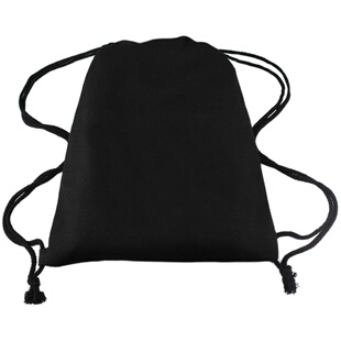 zackpack帆布束口袋双肩包运动棉布拉抽绳小背包印字定制订做LOGO