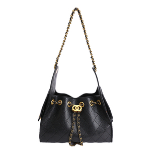 韩国菱格链条包包女2025新款秋冬单肩包高级感轻奢小众通勤托特包