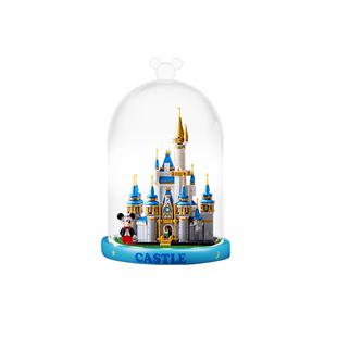 POP适用乐高40478迷你迪士尼城堡展示盒亚克力积木透明收纳防尘罩