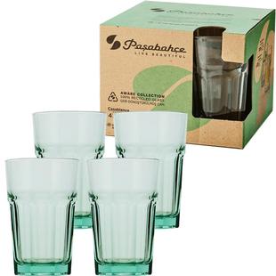 帕莎帕琦进口玻璃杯薄荷绿饮料果汁杯咖啡杯热茶杯酒杯子