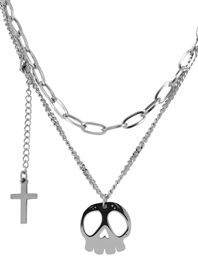 钛钢男女小众夏潮百搭饰品项链